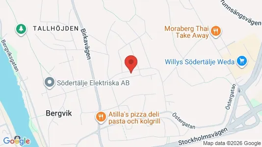 Apartments for rent i Södertälje - kort over placeringen
