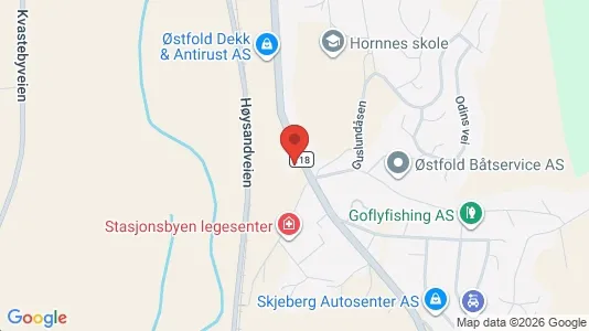 Apartments for rent i Sarpsborg - kort over placeringen