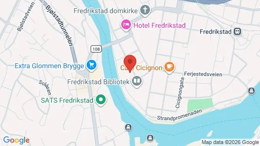 Apartments for rent i Fredrikstad - kort over placeringen