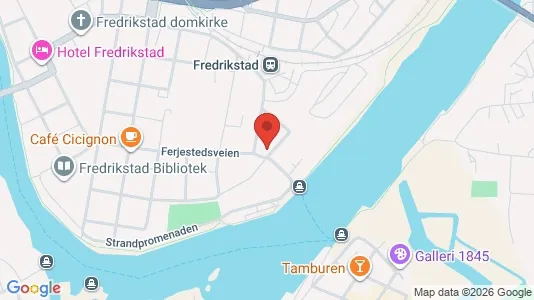 Apartments for rent i Fredrikstad - kort over placeringen