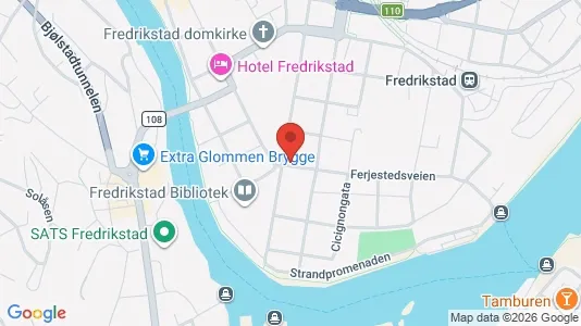 Apartments for rent i Fredrikstad - kort over placeringen