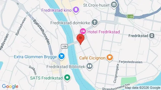 Apartments for rent i Fredrikstad - kort over placeringen