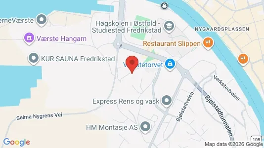 Apartments for rent i Fredrikstad - kort over placeringen