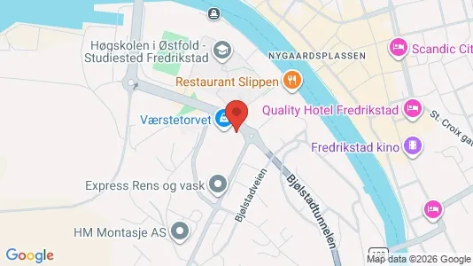 Apartments for rent i Fredrikstad - kort over placeringen