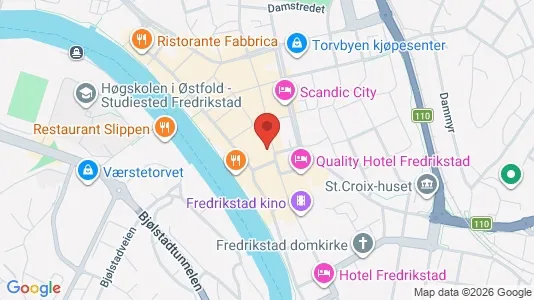 Apartments for rent i Fredrikstad - kort over placeringen