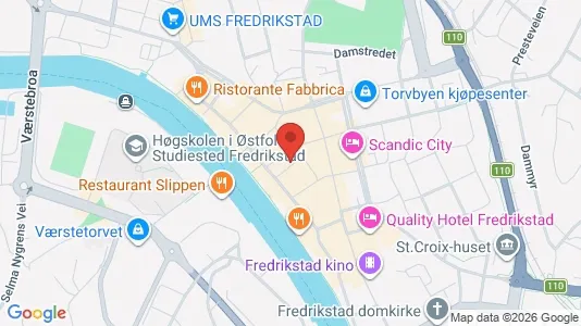 Apartments for rent i Fredrikstad - kort over placeringen