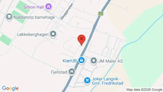 Rooms for rent i Fredrikstad - kort over placeringen