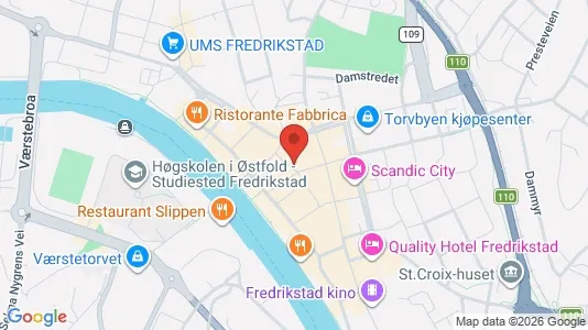 Apartments for rent i Fredrikstad - kort over placeringen
