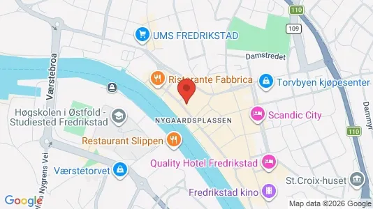 Apartments for rent i Fredrikstad - kort over placeringen