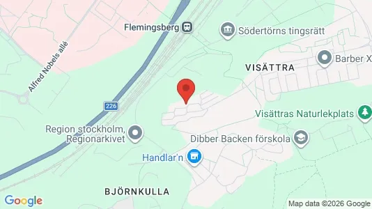 Apartments for rent i Huddinge - kort over placeringen
