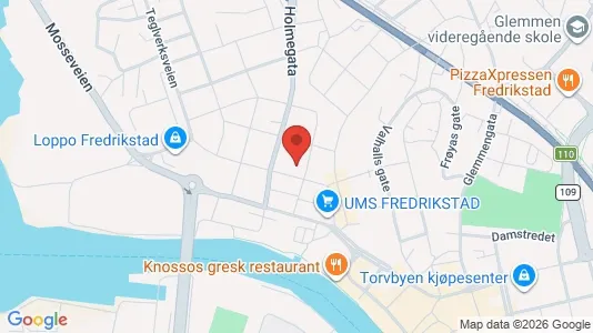 Apartments for rent i Fredrikstad - kort over placeringen