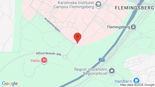 Rooms for rent i Huddinge - kort over placeringen