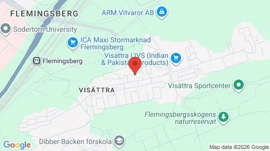 Apartments for rent i Huddinge - kort over placeringen