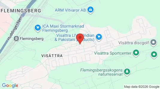 Apartments for rent i Huddinge - kort over placeringen