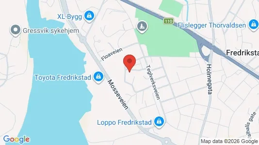 Apartments for rent i Fredrikstad - kort over placeringen