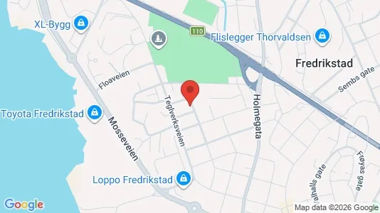 Apartments for rent i Fredrikstad - kort over placeringen