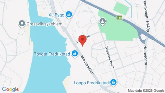 Apartments for rent i Fredrikstad - kort over placeringen
