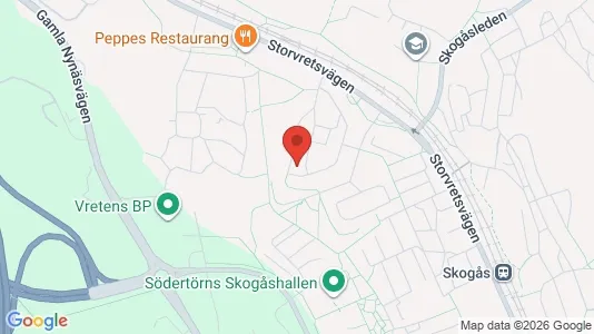 Apartments for rent i Huddinge - kort over placeringen
