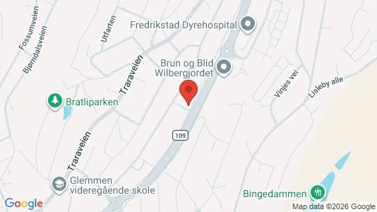 Apartments for rent i Fredrikstad - kort over placeringen