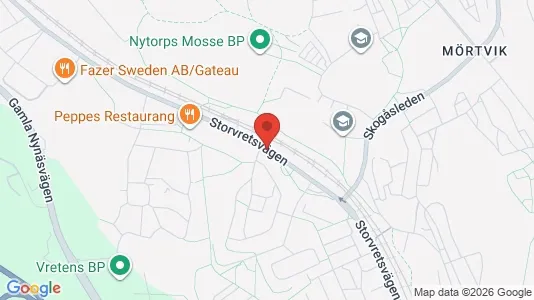 Rooms for rent i Huddinge - kort over placeringen