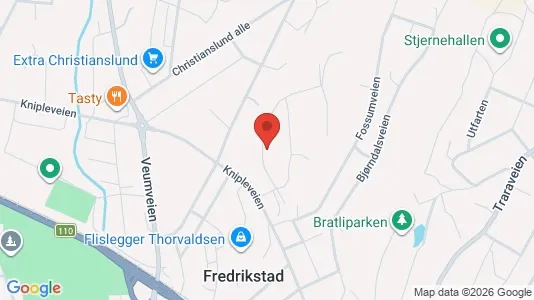 Apartments for rent i Fredrikstad - kort over placeringen