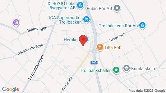 Apartments for rent i Tyresö - kort over placeringen