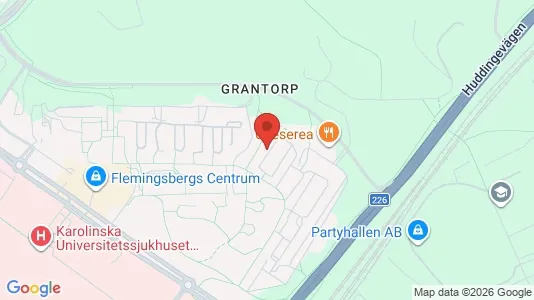 Apartments for rent i Huddinge - kort over placeringen