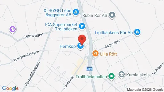 Apartments for rent i Tyresö - kort over placeringen