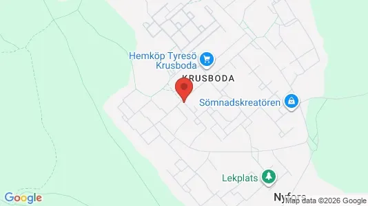 Apartments for rent i Tyresö - kort over placeringen