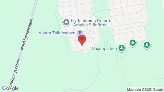 Apartments for rent i Örebro - kort over placeringen