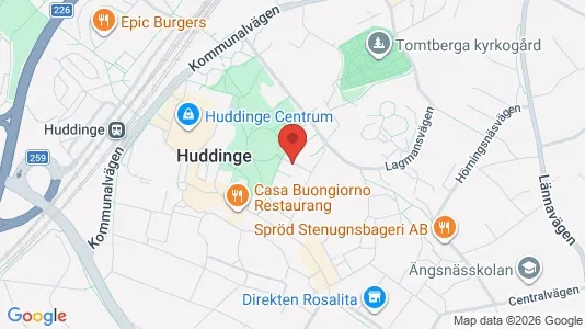 Apartments for rent i Huddinge - kort over placeringen