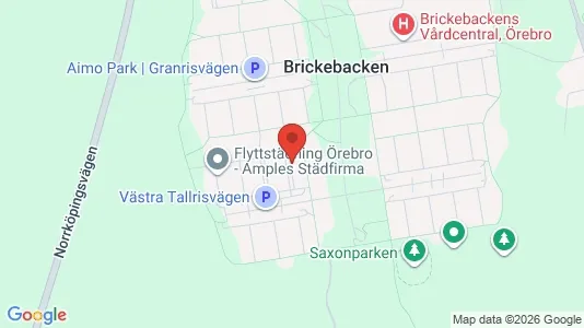 Apartments for rent i Örebro - kort over placeringen