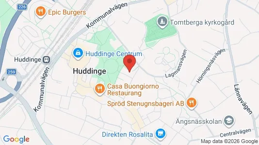 Apartments for rent i Huddinge - kort over placeringen