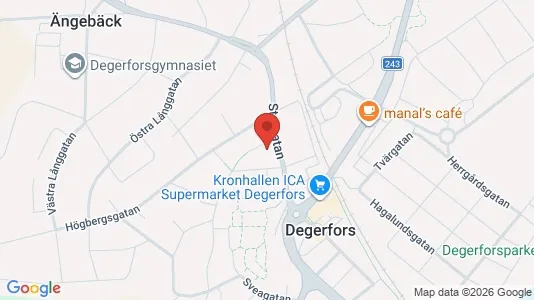 Apartments for rent i Degerfors - kort over placeringen