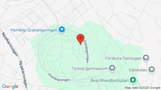 Apartments for rent i Tyresö - kort over placeringen