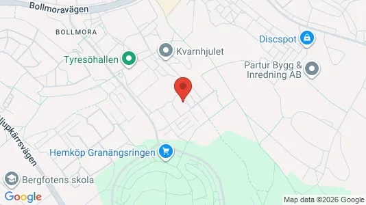 Apartments for rent i Tyresö - kort over placeringen