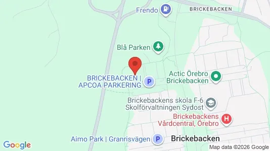 Apartments for rent i Örebro - kort over placeringen