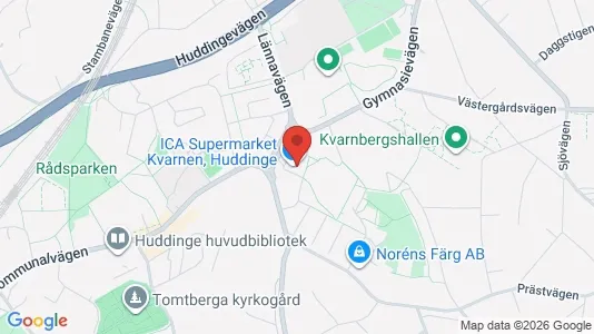 Apartments for rent i Huddinge - kort over placeringen