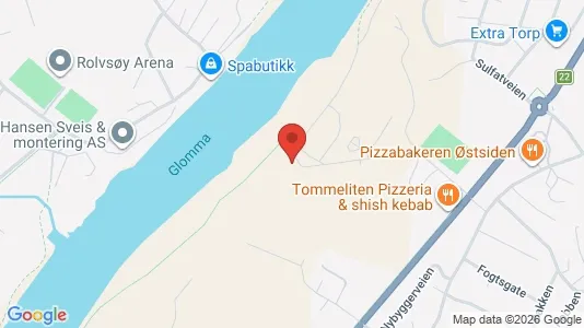 Rooms for rent i Fredrikstad - kort over placeringen