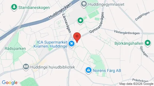 Apartments for rent i Huddinge - kort over placeringen