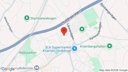 Apartments for rent i Huddinge - kort over placeringen