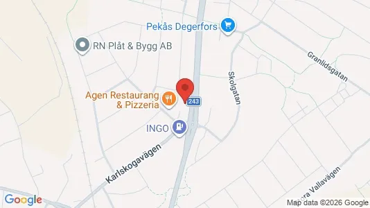 Apartments for rent i Degerfors - kort over placeringen