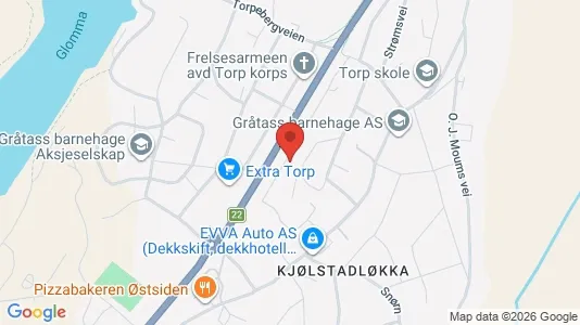 Rooms for rent i Fredrikstad - kort over placeringen