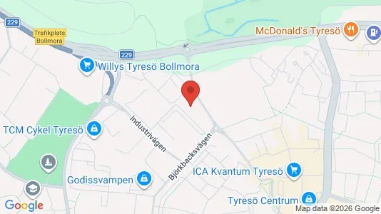 Apartments for rent i Tyresö - kort over placeringen