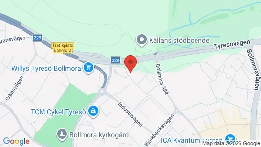 Apartments for rent i Tyresö - kort over placeringen
