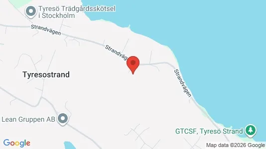 Apartments for rent i Tyresö - kort over placeringen