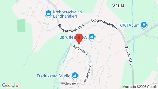 Rooms for rent i Fredrikstad - kort over placeringen
