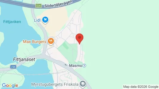 Apartments for rent i Huddinge - kort over placeringen