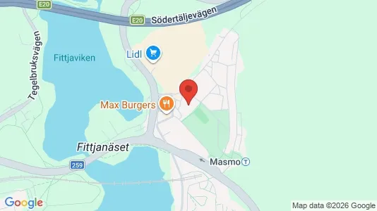 Apartments for rent i Huddinge - kort over placeringen
