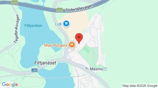 Apartments for rent i Huddinge - kort over placeringen